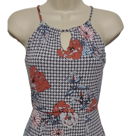 Candies Flowy Floral Halter Maxi Dress - Perfect for Summer Fun Size XS - Picture 3 of 10